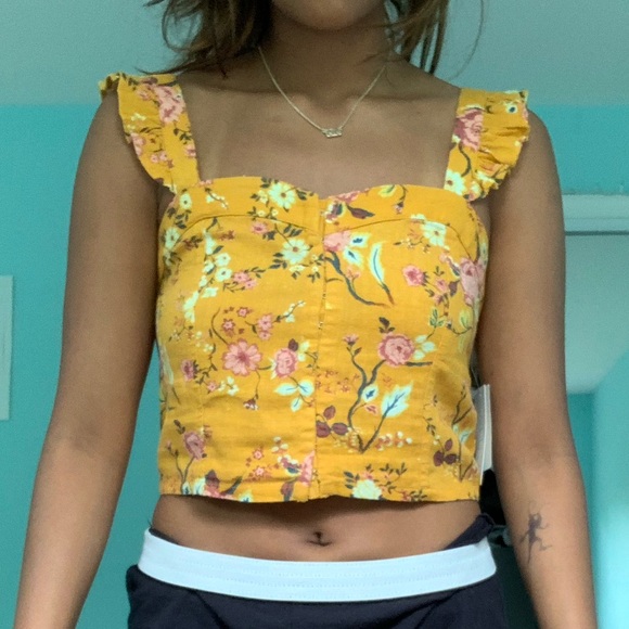 Nordstrom Tops - Yellow Flower Top Nordstrom Tops - Yellow Flower Top